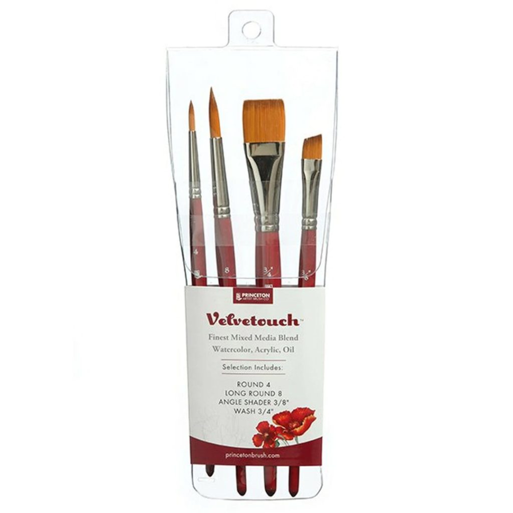 Princeton Velvetouch professional brush set